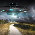 In Dulali village, a UFO resembling a mysterious floating city has been discovered