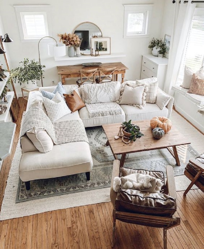 A Perfect Fusion: Embracing the Charm of Boho Farmhouse Decor in Your Living Room