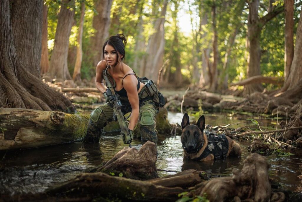 Two Special Forces Hunting Dogs A Loyal Partnership
