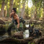 Two Special Forces Hunting Dogs A Loyal Partnership