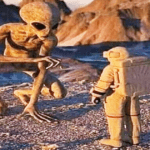 According to a theory, advance beings made contact with earth in ancient times, millions of years ago.